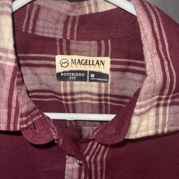 Woman’s Willow Creek Boyfriend Fit Plaid Shirt - Picture 2 of 13